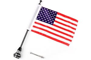 Artudatech Porte-bagages vertical pour moto Harley-Davidson Touring Road King Glide & FLHT