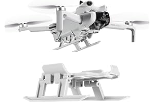 Uvafly Tren de aterrizaje Mini 4 Pro, pata de aterrizaje plegable para accesorios de dron DJI Mini 4 Pro