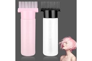 Cimown Applicatore Tintura per Capelli，Applicare la Bottiglia di Tintura per Capelli a Olio，Con una Bottiglia di Capelli in Scala，Bottiglia di Capelli di Plastica，Adatto a te Stesso Fai da te