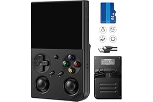 AIRUIDAS Classic Up Retro Handheld Game Console,Portable Game with 3.5 Inch IPS Screen,with 64G TF Card Pre-Installed 4353 Games Supports 5G WiFi Bluetooth HDMI and TV Output