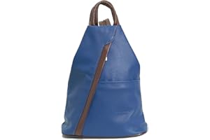 RS.FASHIONS Vera Pelle Genuine Soft Italian Leather Backpack Rucksack/fashion Shoulder Bag