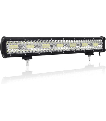 AUXTINGS 20 Inch LED Lichtbalk – 510W – 4 Rijen – Spot/Flood Combo – Voor Vrachtwagens, 4x4, Boot & Off-Road – 12V/24V – IP67 Waterdicht