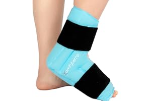 Comfytemp Grande Impacco di Ghiaccio per Caviglia e Piede per Alleviare il Dolore, Terapia Calda e Fredda per Fascite Plantare, Distorsione della Caviglia, Gonfiore, Tendinite d'Achille, 1 Unità