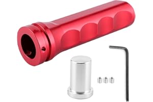 ‎QIILU Qiilu Auto Handbremsabdeckung, Universal Handbremsgriff Hülse Anti-Rutsch-Handbremsabdeckung Zubehör für Auto Auto(rot)