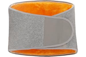RICEEL Rückenwärmer Wärmeschutz Gürtel Wärmekissen Bauchwärmer mit Klettverschluss Nierenwärmer Nierenschutz Taillengürtel für Kälteschutz Gemütlicher Warmer Bauchschutz