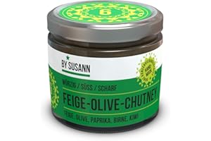 ‎BY SUSANN BY SUSANN - 06 FEIGE-OLIVE-CHUTNEY im Glas (1 x 150 g), Geschmackserlebnisse mit intensiven und natürlichen Aromen, würzig, süß, scharf