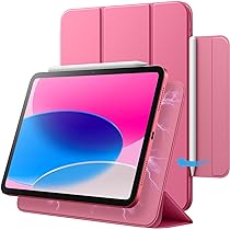 ZOPSGYU Custodia staccabile a forma di Y per iPad (A16) di 11a/10a generazione (2025/2022), retro magnetico rotante a 360°, multi-supporto e antiurto, custodia ibrida per iPad 11/10.9, accensione e