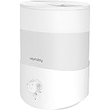 Homasy 2,5 L Humidificateur d'Air, Humidificateur d'Air avec Bouton à Cadran précis, Diffuseur Ultra-silencieux 28 dB…