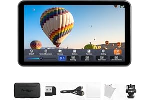 Portkeys LH7P Monitor de cámara de 7 Pulgadas 1000nit Alto Brillo 1920 x 1080 IPS Monitor de Pantalla táctil, con módulo inalámbrico Incorporado, Salida 3D LUT para cámaras DSLR (Negro)