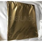 CASALINGHI Gold Tek Renk Metalize Hediye Poşeti Bantlı 30x35 cm 100'l&uuml; Altın
