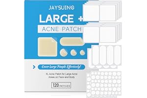 EKUKEON Hydrokolloid Pimple Patches, Pimple Patches mit Teebaumöl & Salicylsäure, Große Pickel Patches, – Hydrokolloid Acne Patch für Tag und Nacht