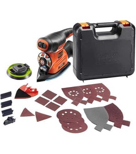 Stanley Schuurpapierset 32-Delig Voor Multischuurmachine - Excentrisch & Multi Schuurpapier - Geschikt Voor Black+Decker KA280K