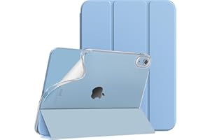 TiMOVO Etui kompatybilne z iPad 10 generacji 10,9 cala 2022, potrójnie składane, etui ochronne ze skóry poliuretanowej (PU), etui ochronne z miękkiego TPU (termoplastyczny poliuretan) (TPU), do iPada