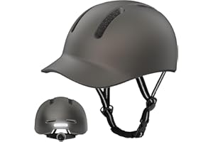 KINGLEAD Casque de vélo,Casque Urban Commuter,Casque de vélo stylé Hommes et Femmes pour Le Cyclisme Trekking City Roller Casque Hommes réglable