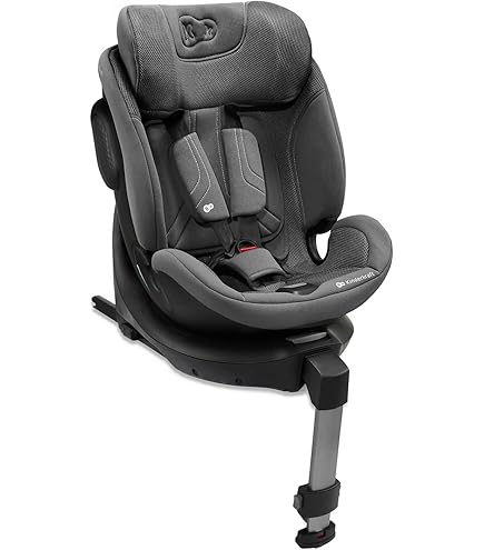Kinderkraft XPEDITION2 I-SIZE Comfortabel Autostoeltje 0-36 kg voor kinderen van 40-150 cm, 360°-systeem draaibaar, De hoogste veiligheidsnorm, Snelle ISOFIX bevestiging, burgund