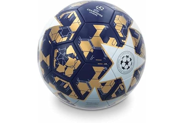 Mondo Toys - UEFA CHAMPIONS LEAGUE Ballon de Football Cousu - Produit Officiel - Taille 5 - 400 grammes - 23001