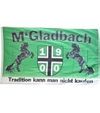 Fanion Borussia Mönchengladbach – Drapeau Supporter 40x25 Cm, Football