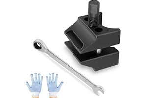 Fyeme Lot de 3 écarteurs universels avec gants - Écarteur de fusée d'essieu - En acier - Design à double extrémité - Facile à utiliser - Boîtier de roulement de roue - Convient à la plupart des