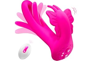 Vibration für Frauen G-Punkt und Klitoris - Sex Spielzeug für die Frau Vibrator Dildo Neue Hohlkonstruktion mit 9 Schlagmodi 