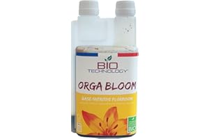 Bio Technology® | Engrais Biologique et Naturel | Engrais Floraison | Fertilisant Floraison Organique | Engrais Complet Floraison | respectueux de l’Environnement | ORGA Bloom – 250 ML