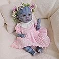RXDOLL Mini Avatar Reborn Baby Dolls Silicone Full Body Vinyl Girl 12 Inch Realistic Small Newborn Doll Lifelike Tiny Silicone Baby That Look Real Micro Preemie Avatar Girl