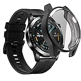 sciuU Cover Protettiva Compatibile con Huawei GT 2 (46mm, Uscita 2019), Custodia con Protezione di Schermo in TPU Flessibile,