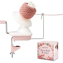 Wollknäuelhalter Aus Holz - Drehbarer Garnhalter 18cm Für Strickfans