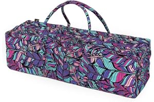 Yoga Studio Sac de yoga en coton avec poches de rangement, fermeture éclair YKK 71 x 23 x 18 cm