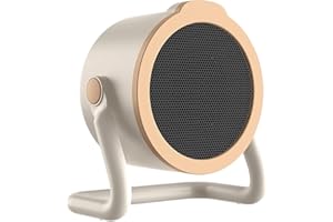 TEWZAFIYA Spanish Title: Calefactor Para Espacios Pequeños,Calefactor Inteligente Inalámbrico 500w Silencioso | Ventilador Térmico 360 Grados Para Dormitorio Estudio Garaje Camping - para Garaje Dorm