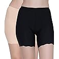 ELEG & STILANCE Nylon Spandex High Waist Seamless Under Skirt Shorts for Women & Girls | Shorts High Waist Stretchable Skin Fit Shorties Tights Cycling Shorts Biker Bicycle Shorts
