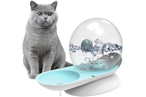 YATOSEEN Distributori d'acqua per animali domestici, Distributore automatico di acqua per cani e gatti Contiene 2,8 litri Distributore automatico di acqua per animali domestici