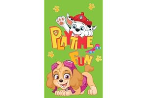 Carbotex Paw Patrol, asciugamano per bambini, 30 x 50 cm, diversi motivi (verde PAW211007-R)