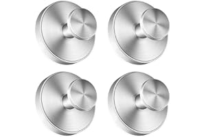 Gooandi Sugkoppskrok, 4 stycken handdukshållare med sugkopp, handdukskrokar silver sugkoppar, återanvändbara sugkrokar, extra starka, vattentäta sugkoppskrokar för badrum och kök