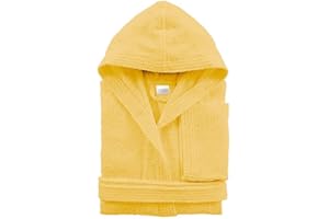 Morbidissimi Accappatoio Junior in Spugna Con Cappuccio, Cinturino e 2 Tasche, Accappatoi Ragazzi, Bambino e Bambina in Spugna Morbida 400 gr/mq 100% Puro Cotone V821