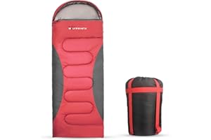 CLEVER KANGAROO Sleeping bag for Adult "4-Season Lightweight Sleeping Bag for Camping, Hiking -15°C Extreme Weather Insulated. Excellent Camping Gear Equipment, Traveling, and Outdoor Activities
