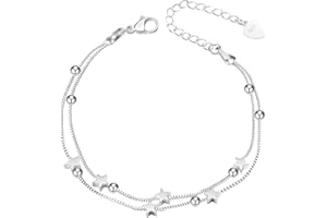 QianSiLi Cadeau pour femme Bracelet personnalisé femme Cadeau femme noel Bracelet argent femme 925 massif Bracelet festival Bracelet fille Cadeau femme anniversaire Cadeau pour sa copine