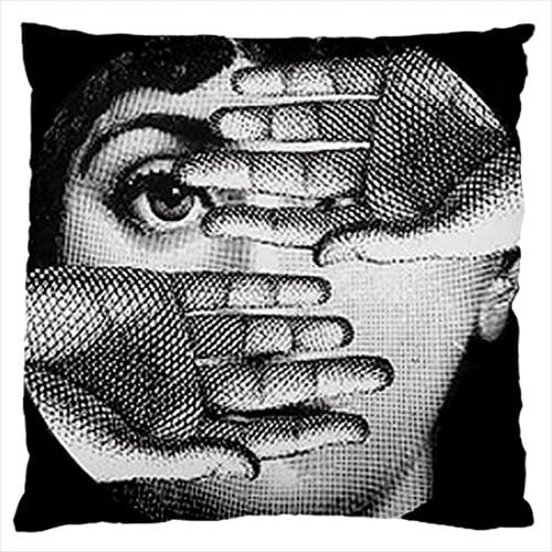Womens Piero Fornasetti large Two Sided HOT Cushion Case