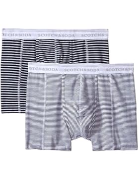 Scotch & Soda Herren Boxershorts 99019990099, 2er Pack