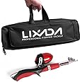 Eacam Fishing Rod & Reel Combos - Portable 1.4m Telescopic Fishing Rod and Closed Reel Combo Kit for Beginners