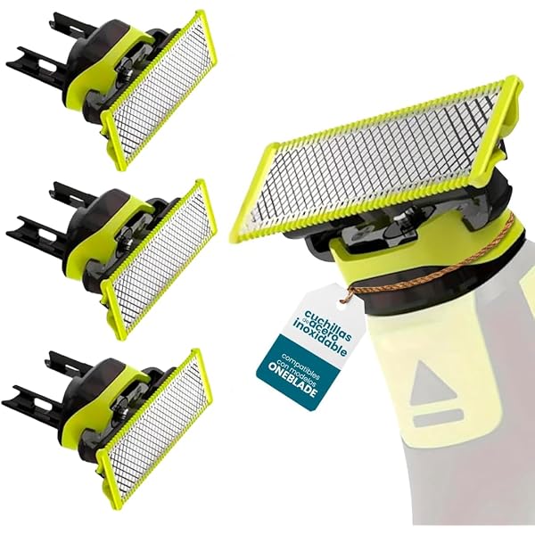 Pack 2 Lames PHILIPS OneBlade Recharge - Original, Anti-friction | Pour Rasoir OneBlade