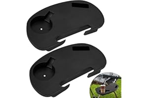 AKOFIC Porte-Gobelet, Lot de 2 Plateau Latérales de Chaise Table D'appoint, Plateau de Téléphone Facile à Clipser pour Chaises de Pêche Chaises Longues Camping Transat Jardin Fauteuil Plage