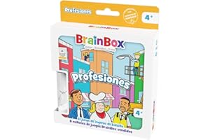 BEZZERWIZZER Beezerwizzer Studio BrainBox Pocket Professions Jeu de Cartes à partir de 4 Ans à partir de 1 Joueur 10 Minutes par Partie