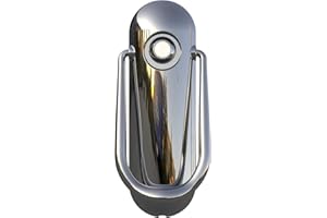 Sweet by Ultion Two-Part Door Knocker with Spyhole - Matching Door Furniture Available (Chrome)