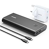 Anker Power Bank, PowerCore+ 26800 PD 45W with 60W PD Charger, Power Delivery Power Bank Battery Pack for iPad Pro/iPhone 11/