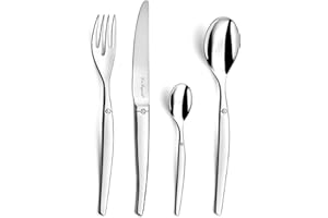 Lou Laguiole 251300AF14C71 Jet Ménagère 24 pièces, Acier