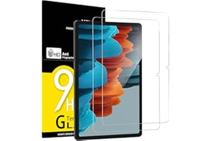 NEW'C 2 Pezzi, Pellicola Prottetiva per Sasmung Galaxy Tab S8 2022 / Tab S7 2020 11 Pollici, Vetro Temperato, Senza Bolle, Durezza 9H, 0,33mm Ultra Trasparente, Ultra Resistente