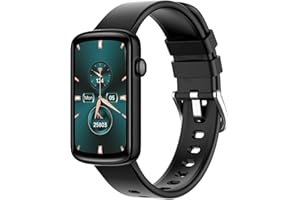 SHANG WING Orologio Fitness Donna Smartwatch Sportivo con Cardiofrequenzimetro Ossigeno del Sangue Pedometro con Sfondo Mio Foto Monitoraggio Sonno Sveglia Notifiche Controllo della Musica Nero