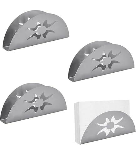 Zilveren roestvrijstalen 304 # servetdispenser, metalen servethouder