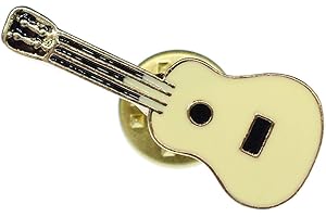 Miniblings Spilla Chitarra Badge Pin Musica Strumento Chitarra Acustica Mini - a Mano Gioielli di Moda Pulsante I Pin Pins