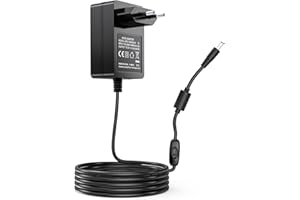 TKDY Cavo di alimentazione 12 V 2 A per TP-Link Deco Mesh WiFi System modelli S4, M3, M4, M5, M9, X20, X55, X60, X68, XE75, X90, X4300 Pro, P9